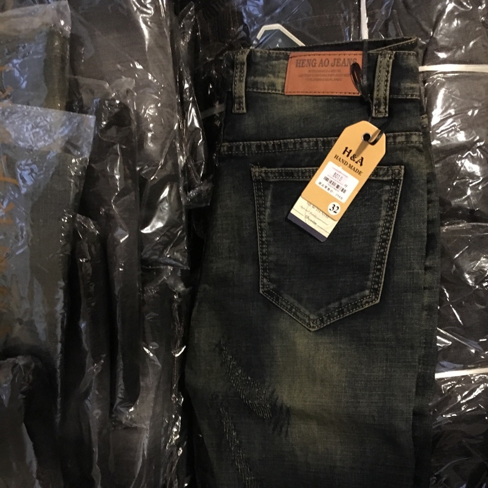 Men’s super skinny biker style jeans